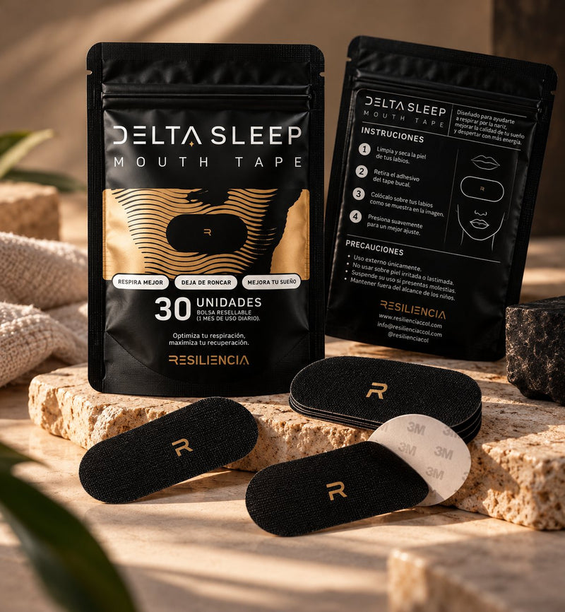 Delta Sleep™ Mouth Tape (Tiras Bucales para un Descanso Profundo)
