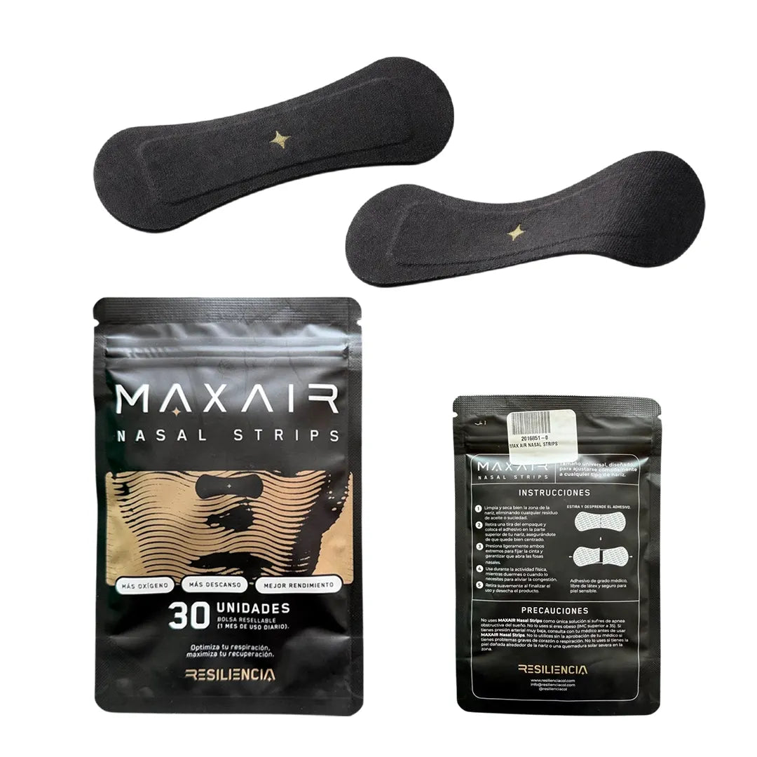 Strips Nasales "Max Air" Mas Aire, mejor respiración